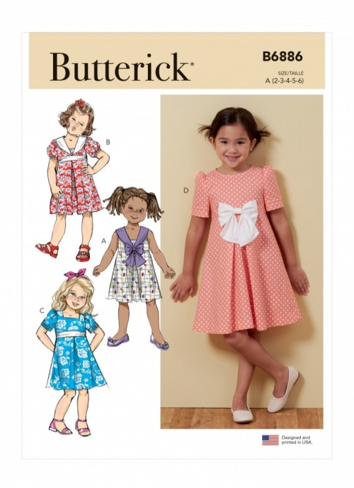 Butterick Paper Sewing Pattern 6886