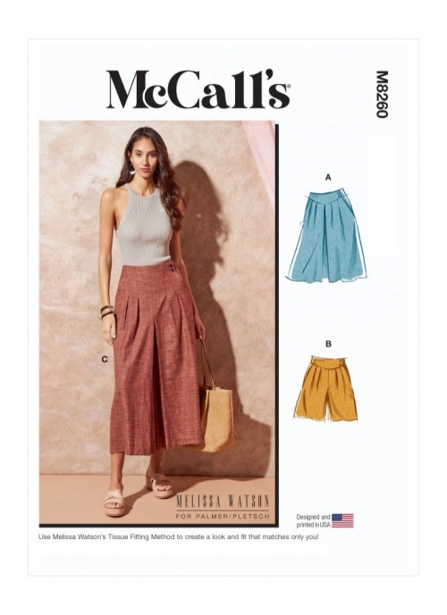 McCalls Paper Sewing Pattern 8260