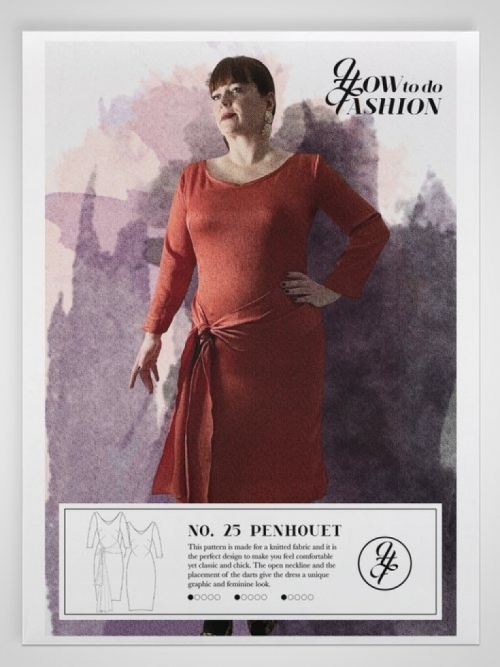 How To Do Fashion Paper Sewing Pattern Penhouet Dress & Blouse