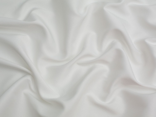Recycled Polyester Duchess Matt Satin Fabric Ivory