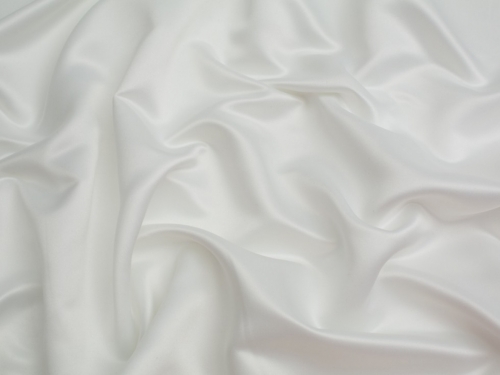 Minerva Core Range Recycled Polyester Matt Satin Fabric Ivory