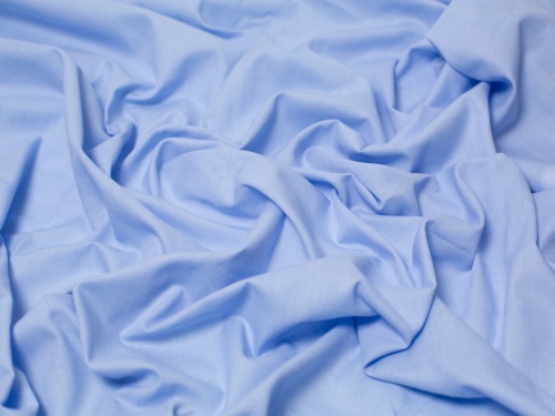 Minerva Core Range Polycotton Sheeting Fabric Sky Blue