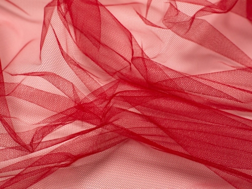 Minerva Core Range Dress Net Fabric Strawberry
