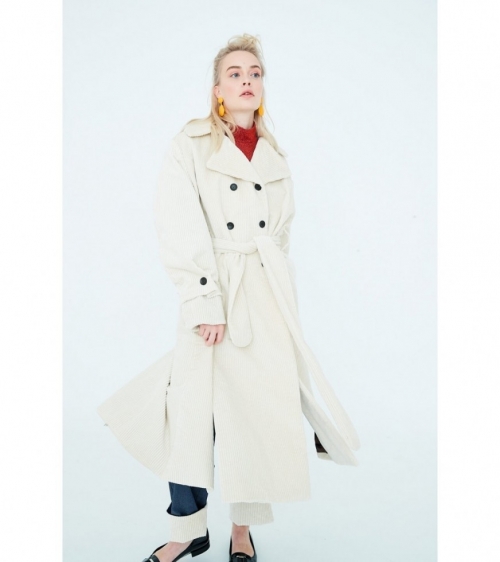 DP Studio Paper Sewing Pattern Double Breasted Trench Coat