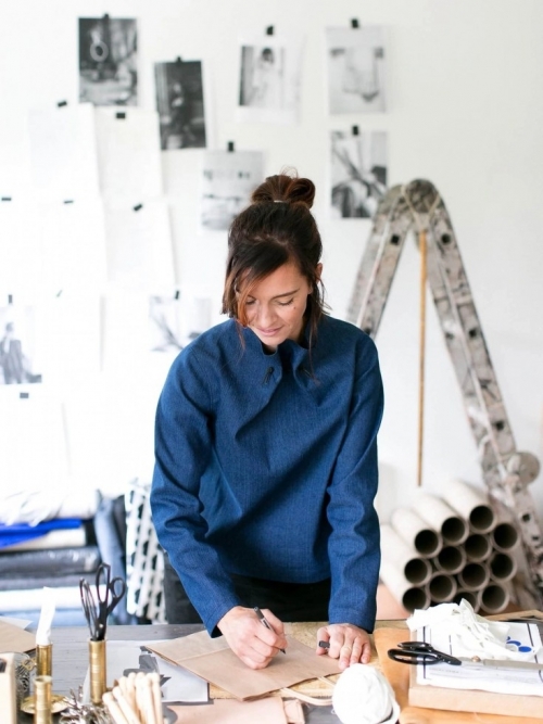 The Assembly Line Paper Sewing Pattern Elastic Tie Sweater