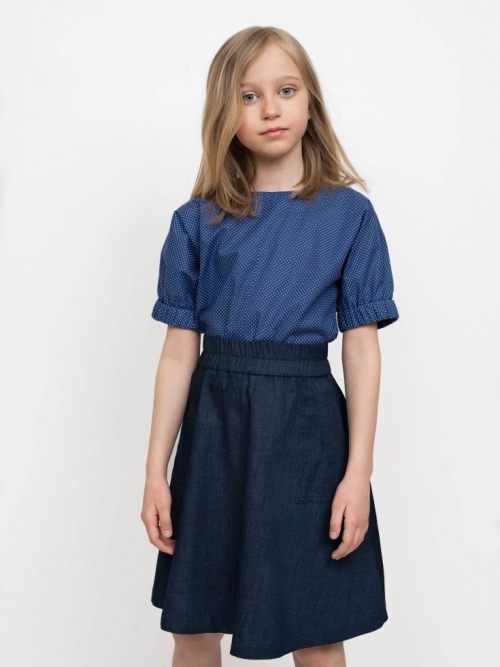 The Assembly Line Paper Sewing Pattern Elastic Waist Skirt Mini
