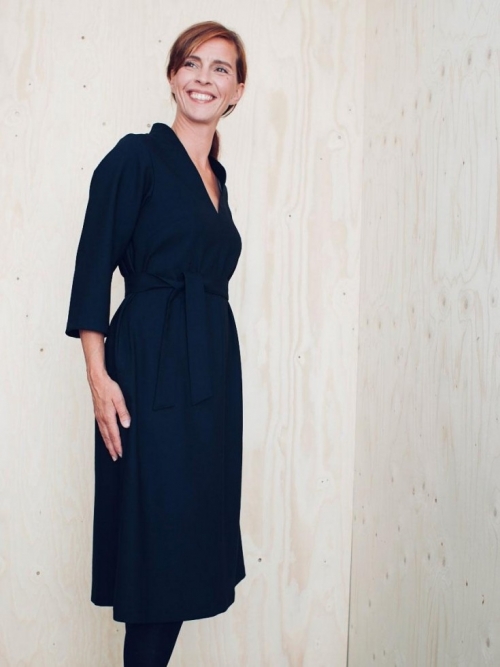 The Assembly Line Paper Sewing Pattern V Neck Dress