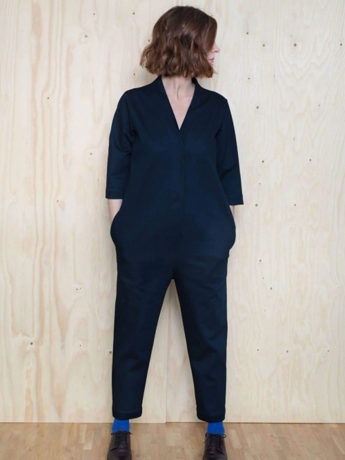 The Assembly Line Paper Sewing Pattern V Neck Jumpsuit