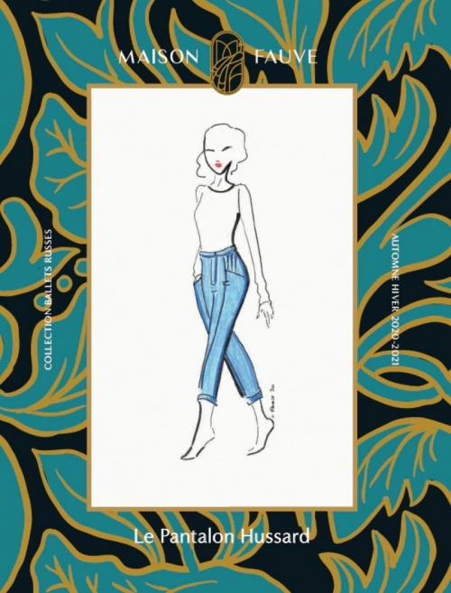Maison Fauve Paper Sewing Pattern Hussard Jeans