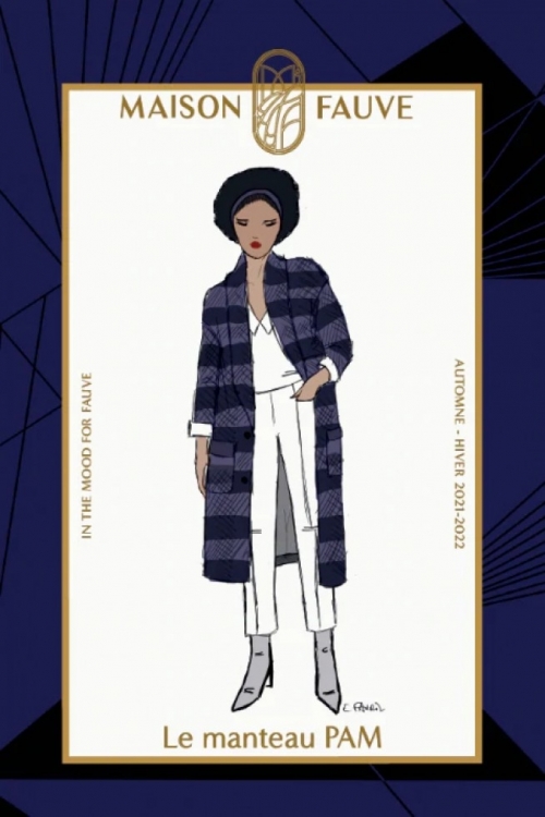 Maison Fauve Paper Sewing Pattern Pam Coat