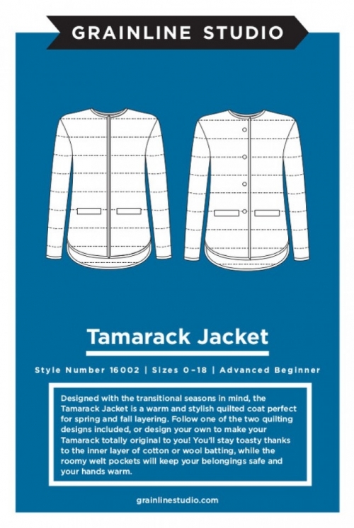 Grainline Studio Paper Sewing Pattern Tamarack Jacket