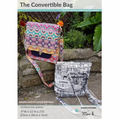 Mrs H Patterns Paper Sewing Pattern The Convertible Bag