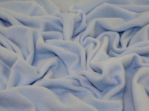 Minerva Core Range Polar Fleece Fabric Baby Blue