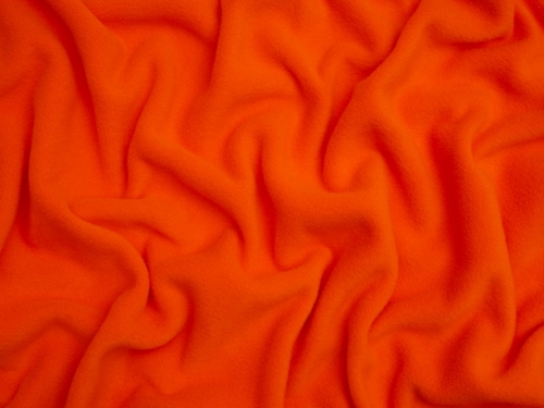 Minerva Core Range Polar Fleece Fabric Bright Orange