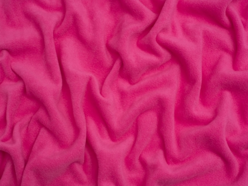 Minerva Core Range Polar Fleece Fabric Bright Pink