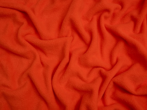 Minerva Core Range Polar Fleece Fabric Flame Orange