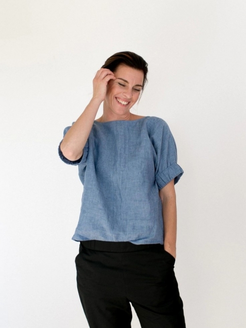 The Assembly Line Paper Sewing Pattern Cuff Top