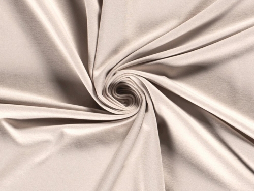 EcoVero Viscose Jersey Stretch Knit Fabric Cream