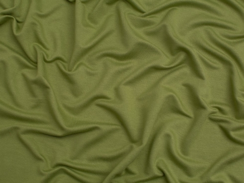 EcoVero Viscose Loop Back Jersey Stretch Knit Fabric Lime Green