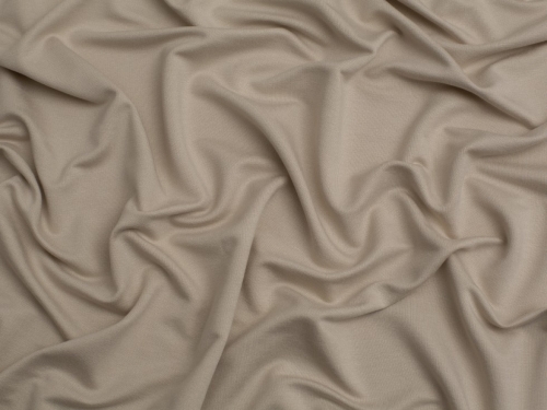 EcoVero Viscose Loop Back Jersey Stretch Knit Fabric Cream