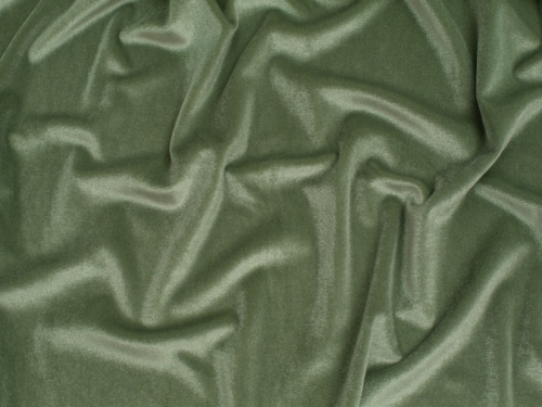 Minerva Core Range Panne Velvet Stretch Knit Fabric Sage