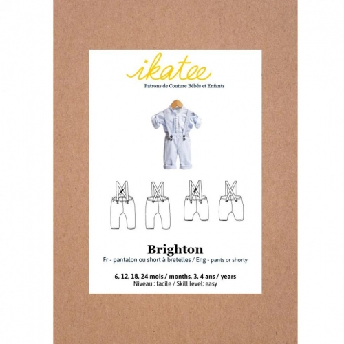 Ikatee Paper Sewing Pattern Baby Brighton Pants & Shorts