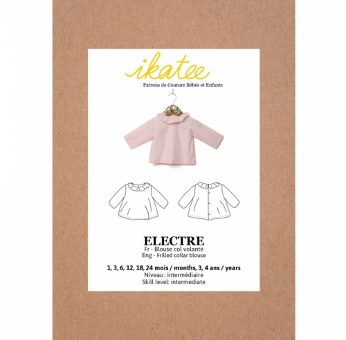 Ikatee Paper Sewing Pattern Baby Electre Blouse