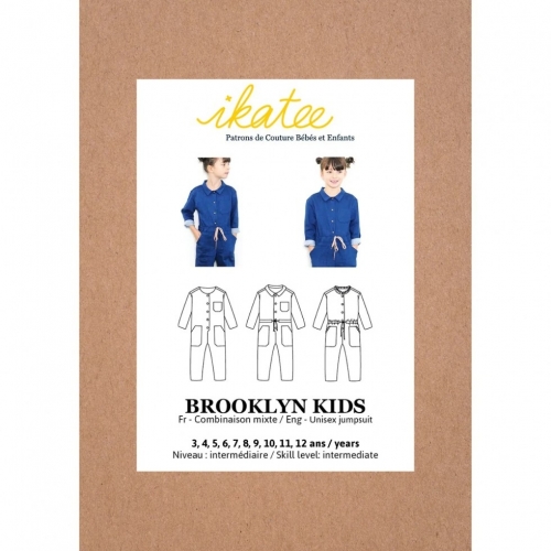Ikatee Paper Sewing Pattern Kids Brooklyn Jumpsuit