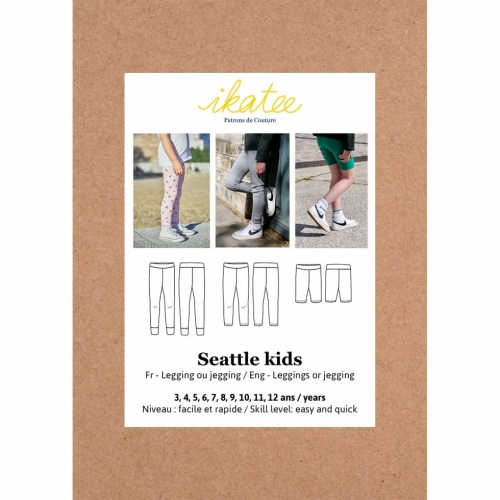 Ikatee Paper Sewing Pattern Kids Seattle Legging Jegging