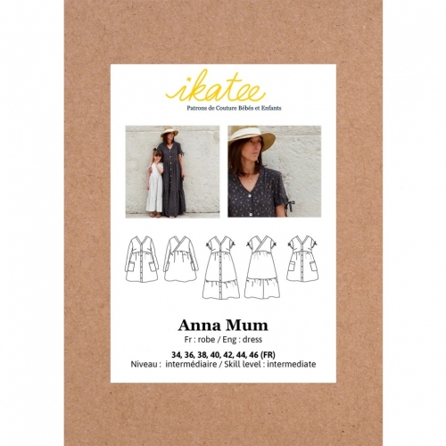 Ikatee Paper Sewing Pattern Anna Dress
