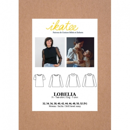 Ikatee Paper Sewing Pattern Lobelia Tee Shirt