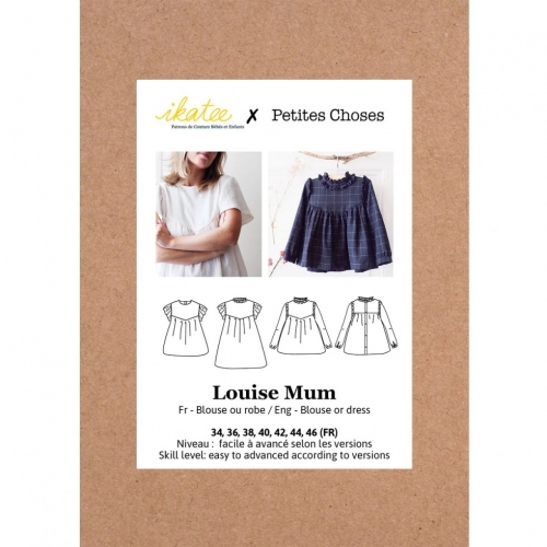 Ikatee Paper Sewing Pattern Louise Blouse & Dress