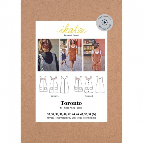Ikatee Paper Sewing Pattern Toronto Dress