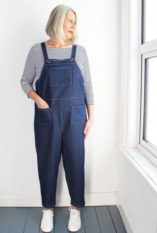 Sewgirl Paper Sewing Pattern Doris Dungarees
