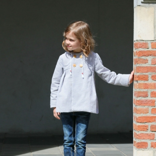 Straight Grain Paper Sewing Pattern Moiano Coat