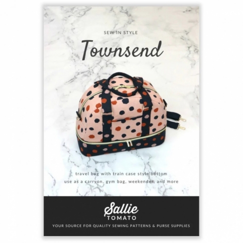 Sallie Tomato Paper Sewing Pattern Townsend Travel Bag