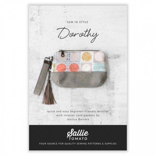 Sallie Tomato Paper Sewing Pattern Dorothy Wristlet