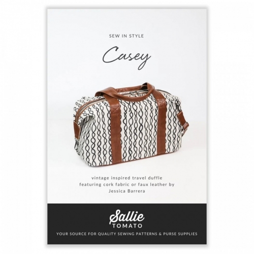 Sallie Tomato Paper Sewing Pattern Casey Travel Duffle