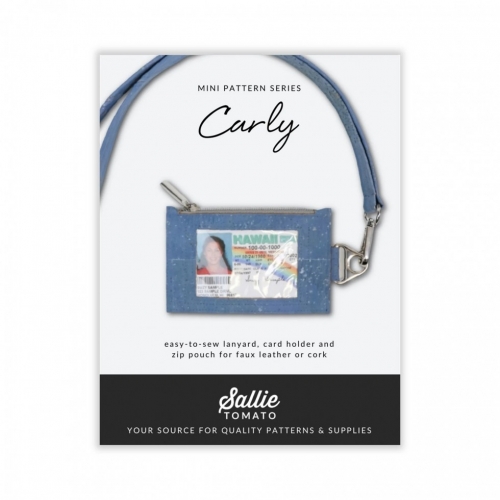 Sallie Tomato Paper Sewing Pattern Carly Lanyard Card Holder