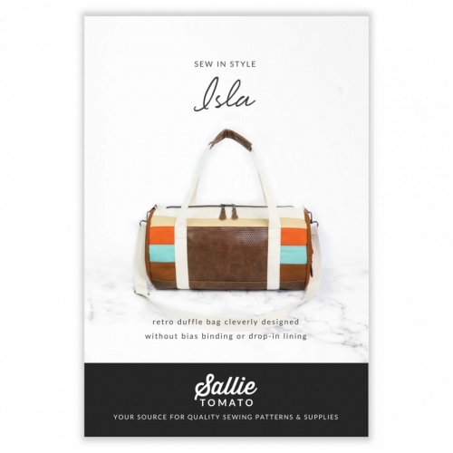 Sallie Tomato Paper Sewing Pattern Isla Duffle Bag