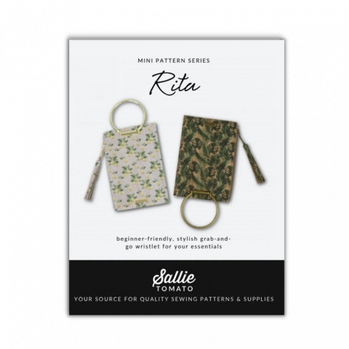 Sallie Tomato Paper Sewing Pattern Rita Wristlet