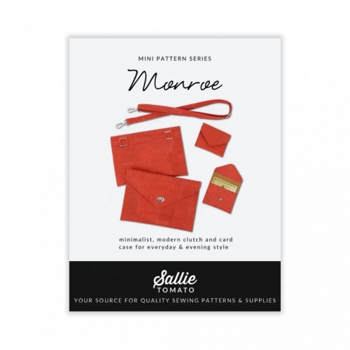 Sallie Tomato Paper Sewing Pattern Monroe Clutch & Card Case