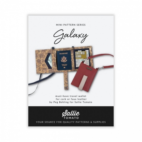 Sallie Tomato Paper Sewing Pattern Galaxy Travel Wallet
