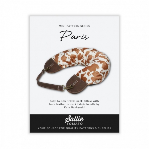 Sallie Tomato Paper Sewing Pattern Paris Travel Neck Pillow