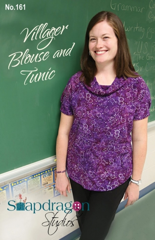 SnapDragon Studios Paper Sewing Pattern Villager Blouse & Tunic