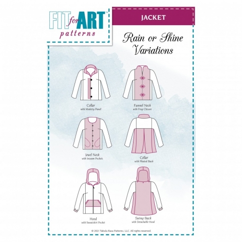 Fit For Art Shirt Variations for the Tabula Rasa Jacket Paper Sewing Pattern