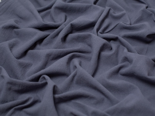 Minerva Core Range Washed Vintage Linen Look Cotton Fabric Blue Grey