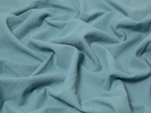 Minerva Core Range Washed Vintage Linen Look Cotton Fabric Grey Green