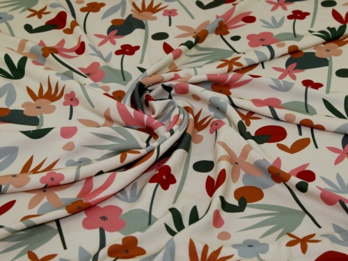 Minerva Exclusive Serene Meadow Viscose Challis POD Fabric