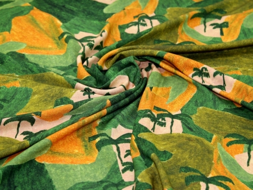 Minerva Exclusive Banana Hills Viscose Challis POD Fabric